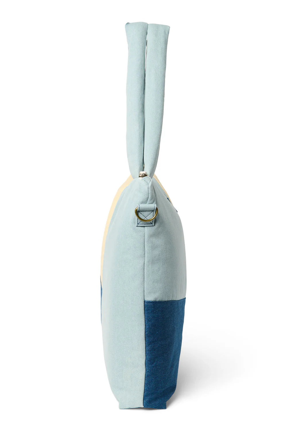 Denim Patchwork Diaper Bag
