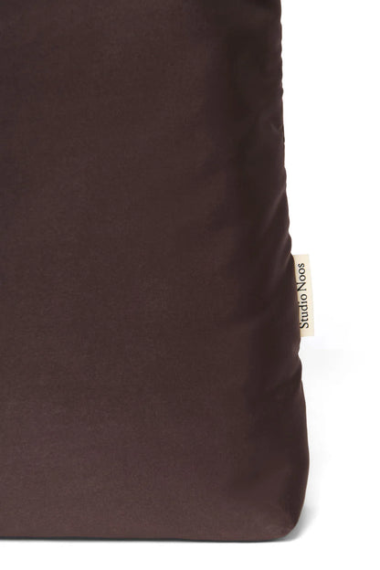 Brown Hearts Puffy Mom Bag