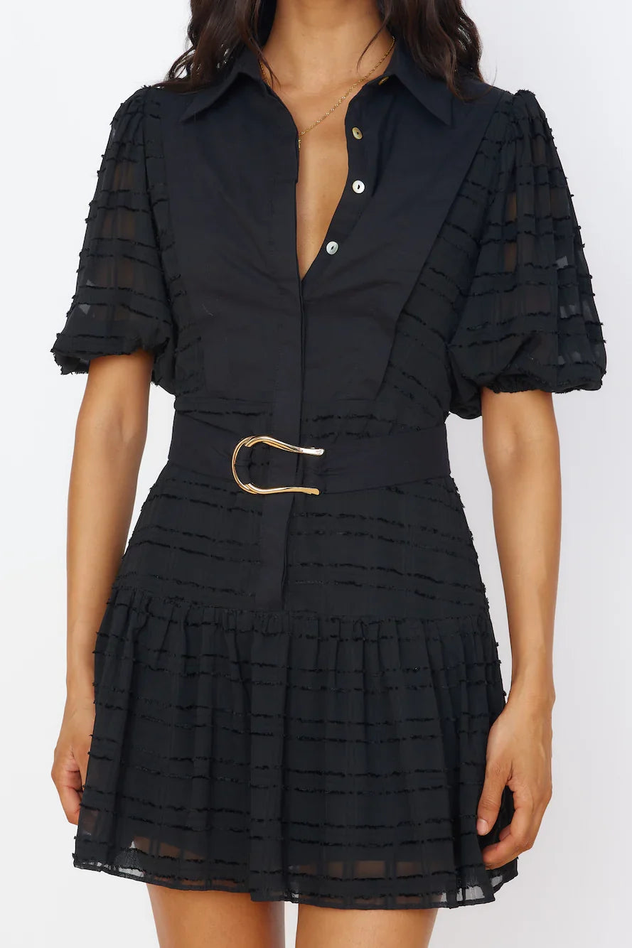 Süße Serenade Kleid Schwarz