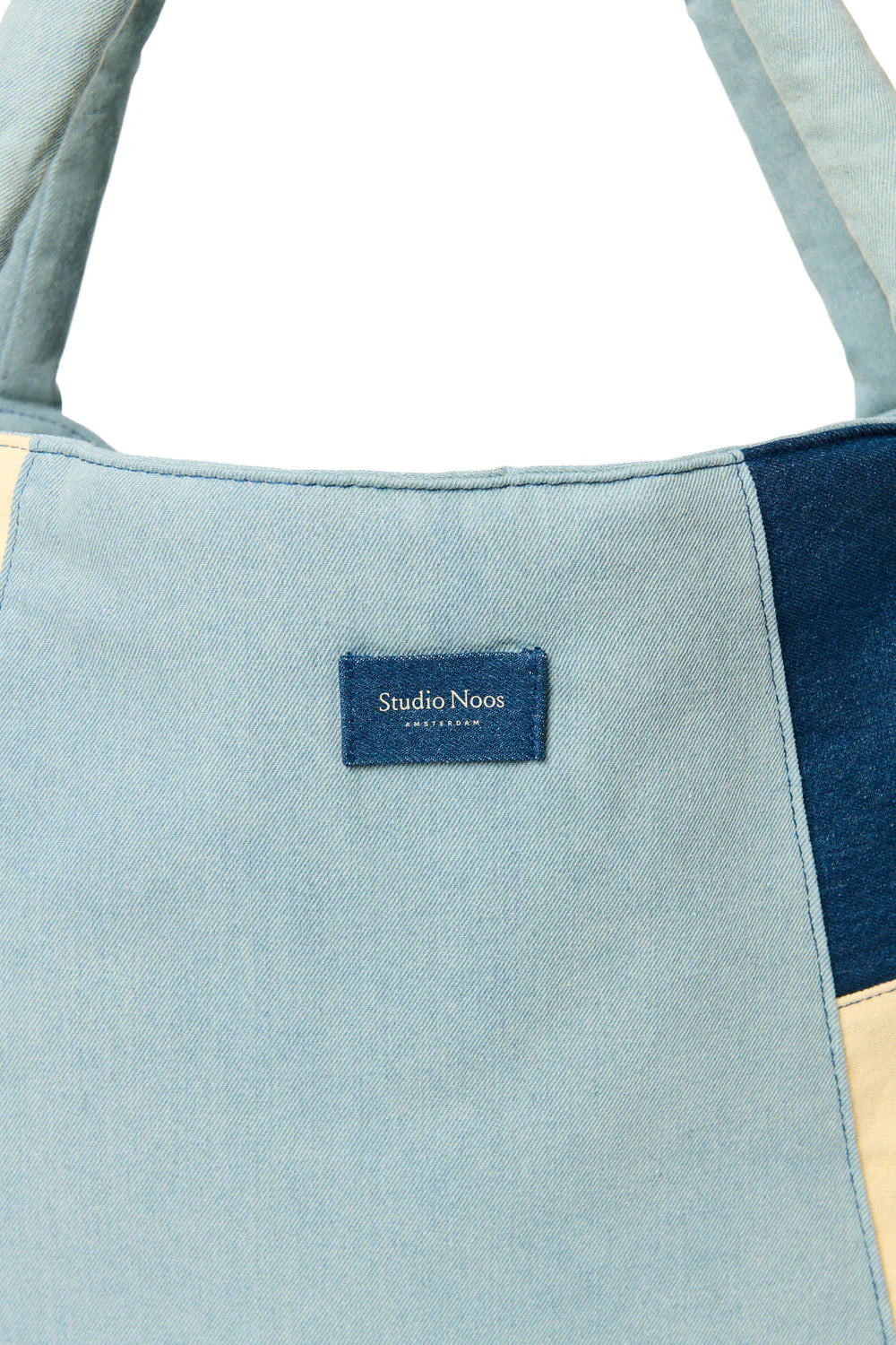 Denim Patchwork Mom Bag