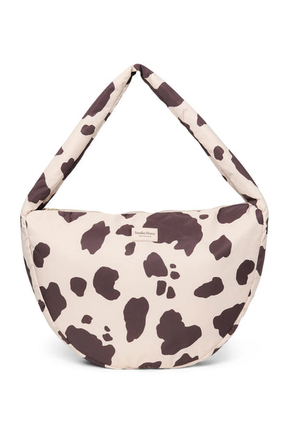 Holy Cow Puffy Cross Body Bag - Brownish