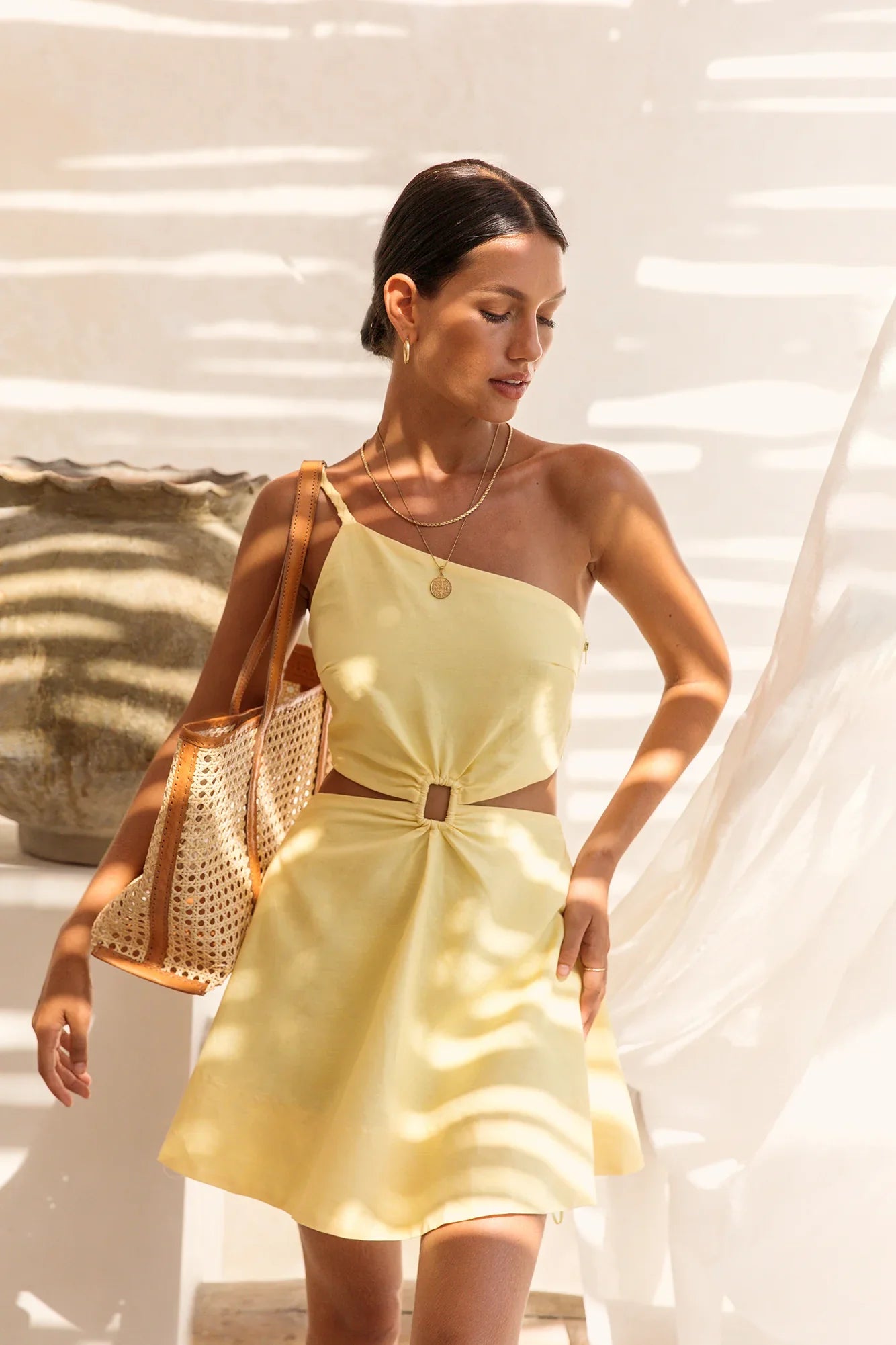 Anfang der Liebe Kleid Gelb