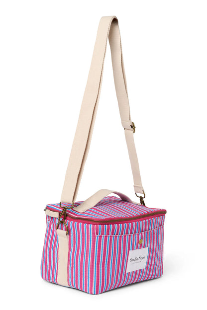 Poplin Striped Cooler Bag | Butter Yellow