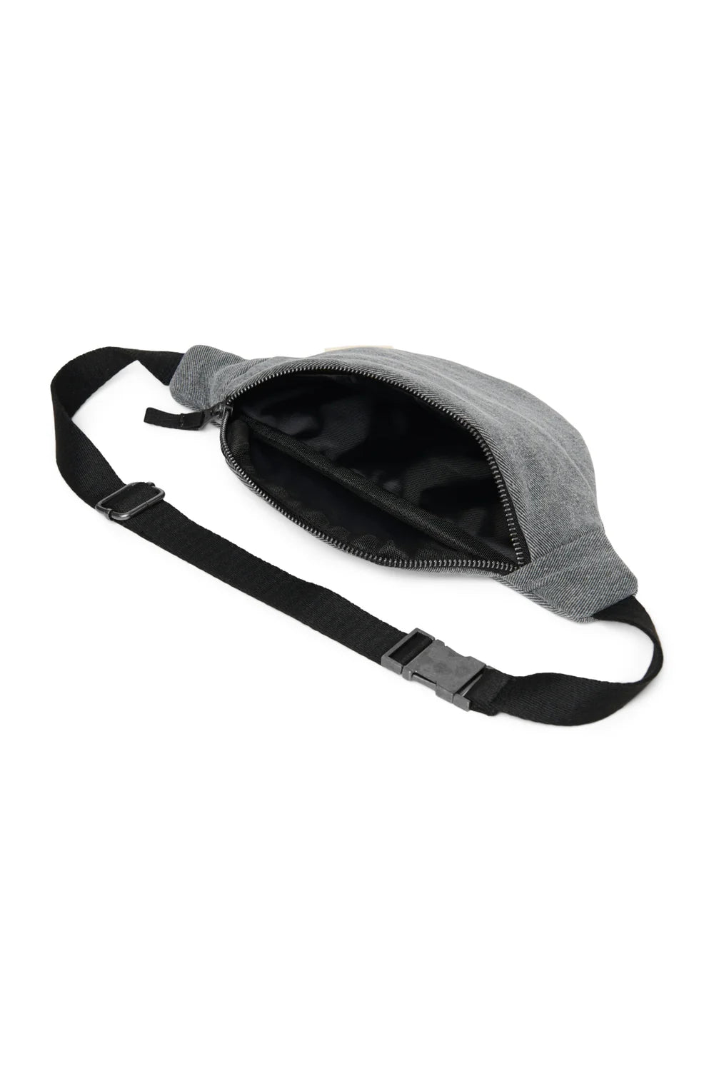 Grey Denim Mini Fanny Pack