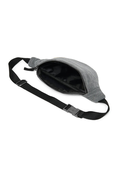 Grey Denim Mini Fanny Pack
