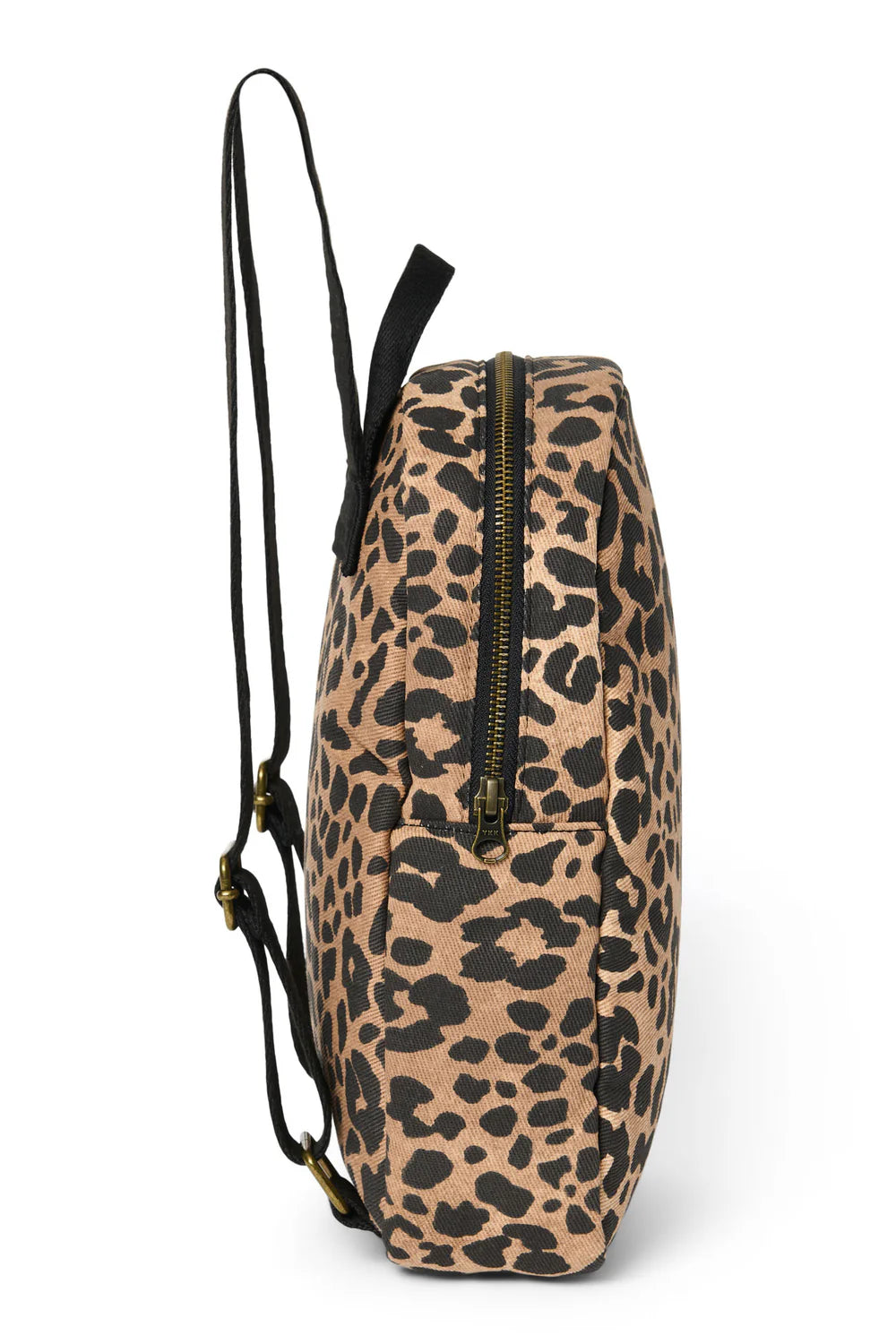 Green Leopard Cotton Mini Backpack
