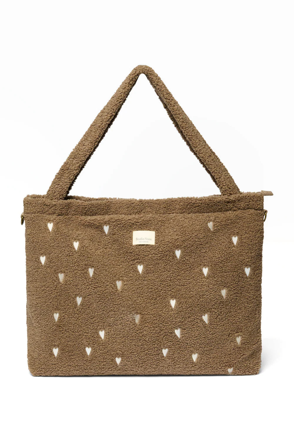 Ecru Teddy Diaper Bag