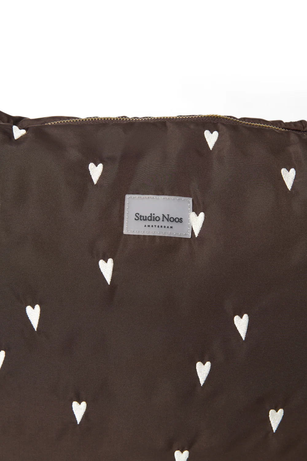 Purple Hearts Puffy Diaper Bag