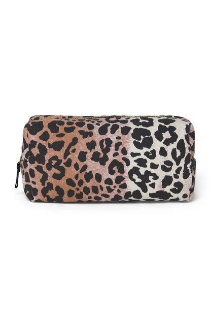 Hazel Leopard Soft Cotton Pouch