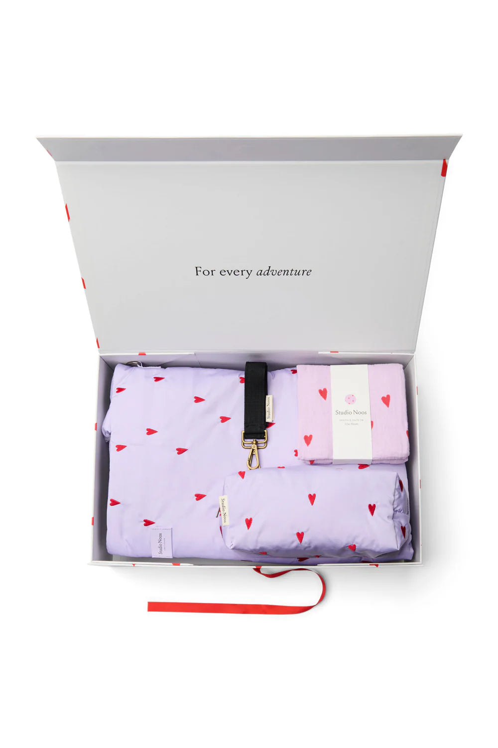 New Parents Gift Set - Purple Hearts