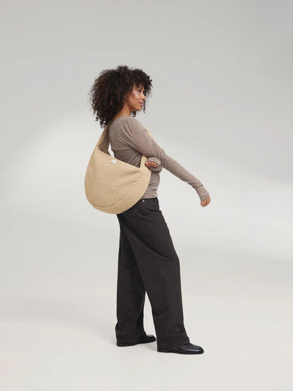 Brown Teddy Cross Body Bag