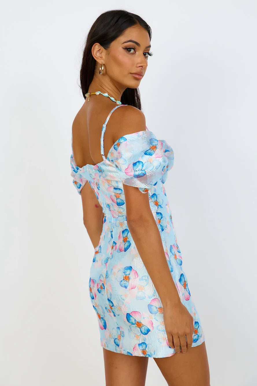 Take Me To Paris Dress Blue