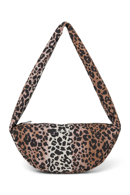 Hazel Leopard Soft Cotton Mini Cross Body Bag