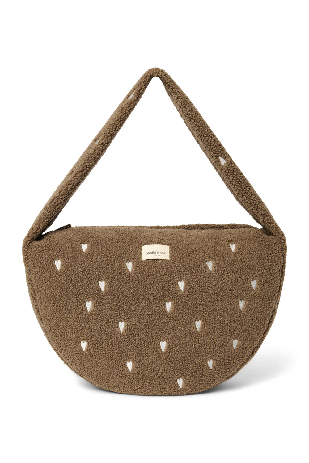 Ecru Hearts Teddy Cross Body Bag