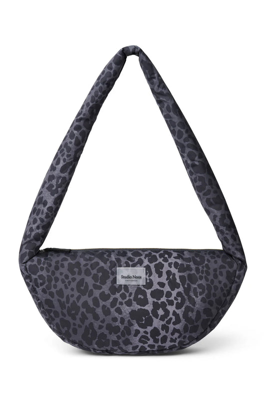 Leopard Puffy Mini Umhängetasche
