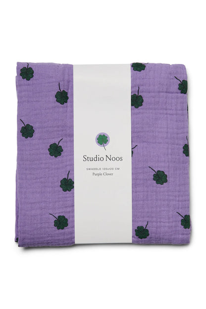 White Clover Swaddle Print Large