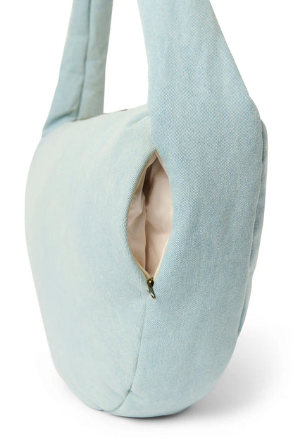 Denim Patchwork Cross Body Bag