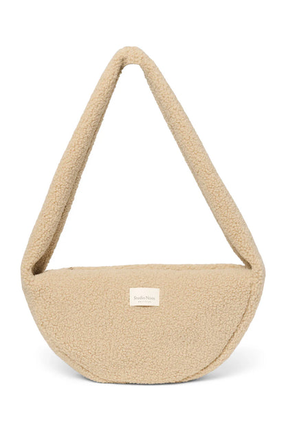 Brown Hearts Teddy Mini Cross Body Bag