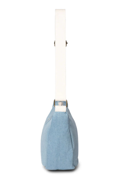 Blue Hearts Denim Adult Fanny Pack