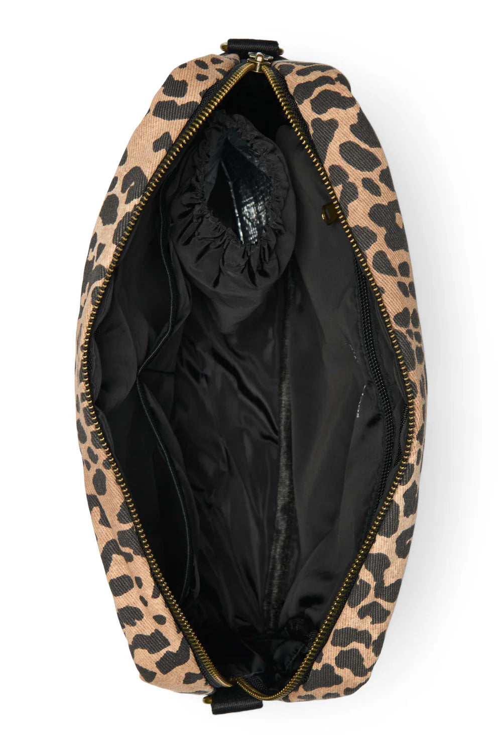 Brown Leopard Cotton Stroller Organizer