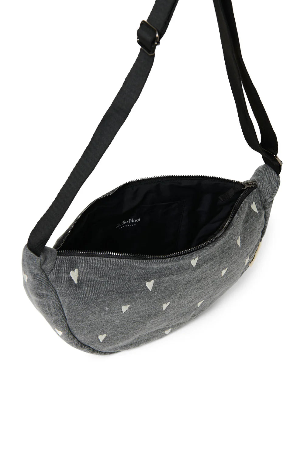 Blue Hearts Denim Adult Fanny Pack