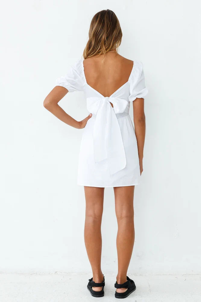 Elreid Kleid Weiß