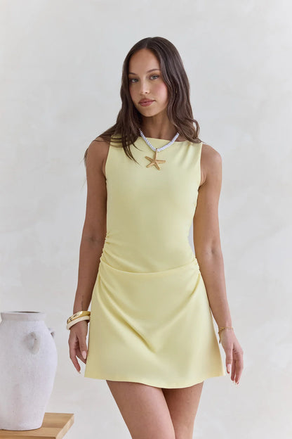 Andromeda Minikleid Gelb