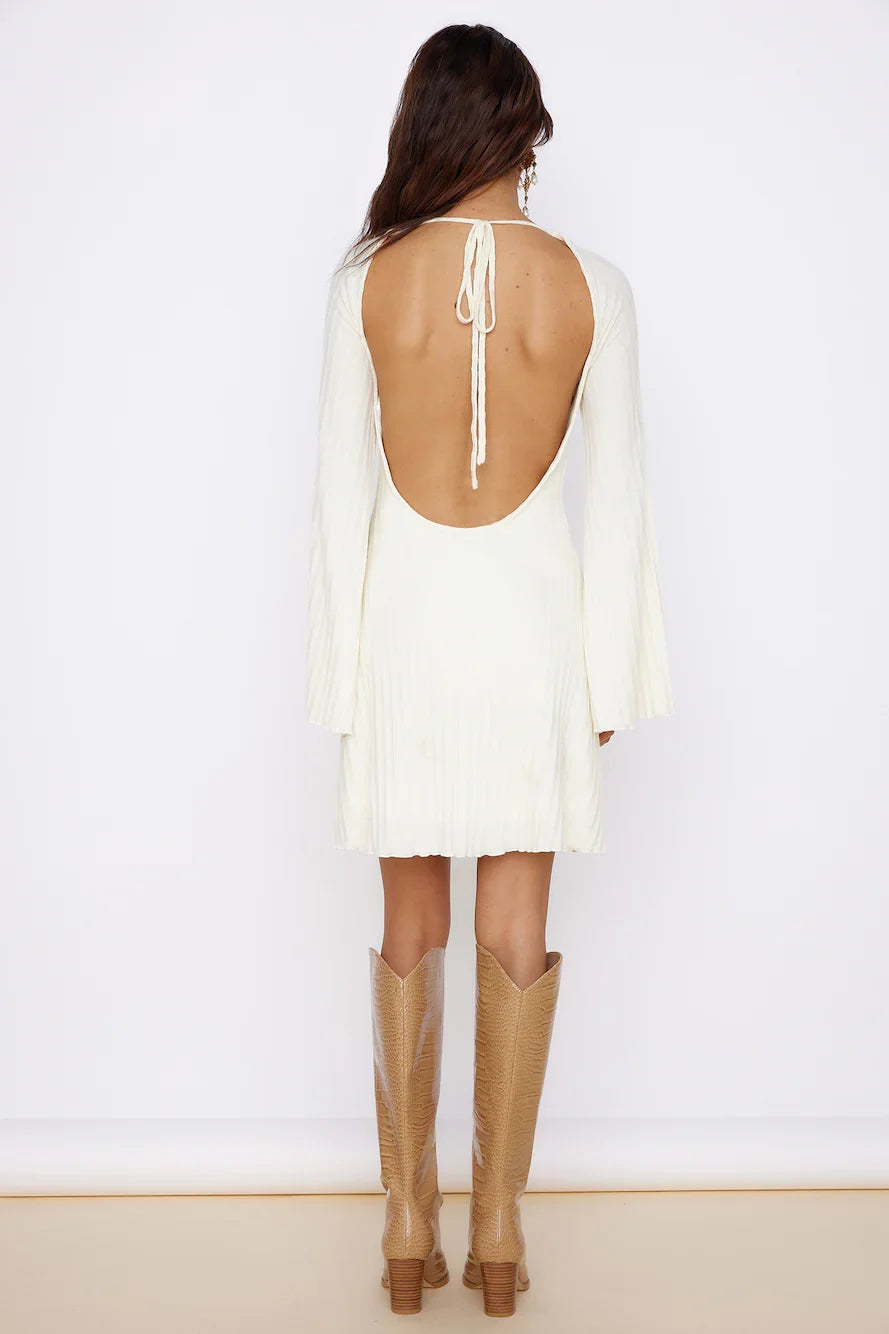 Snowy Days Dress Cream