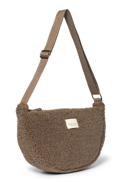 Ecru Hearts Teddy Adult Fanny Pack