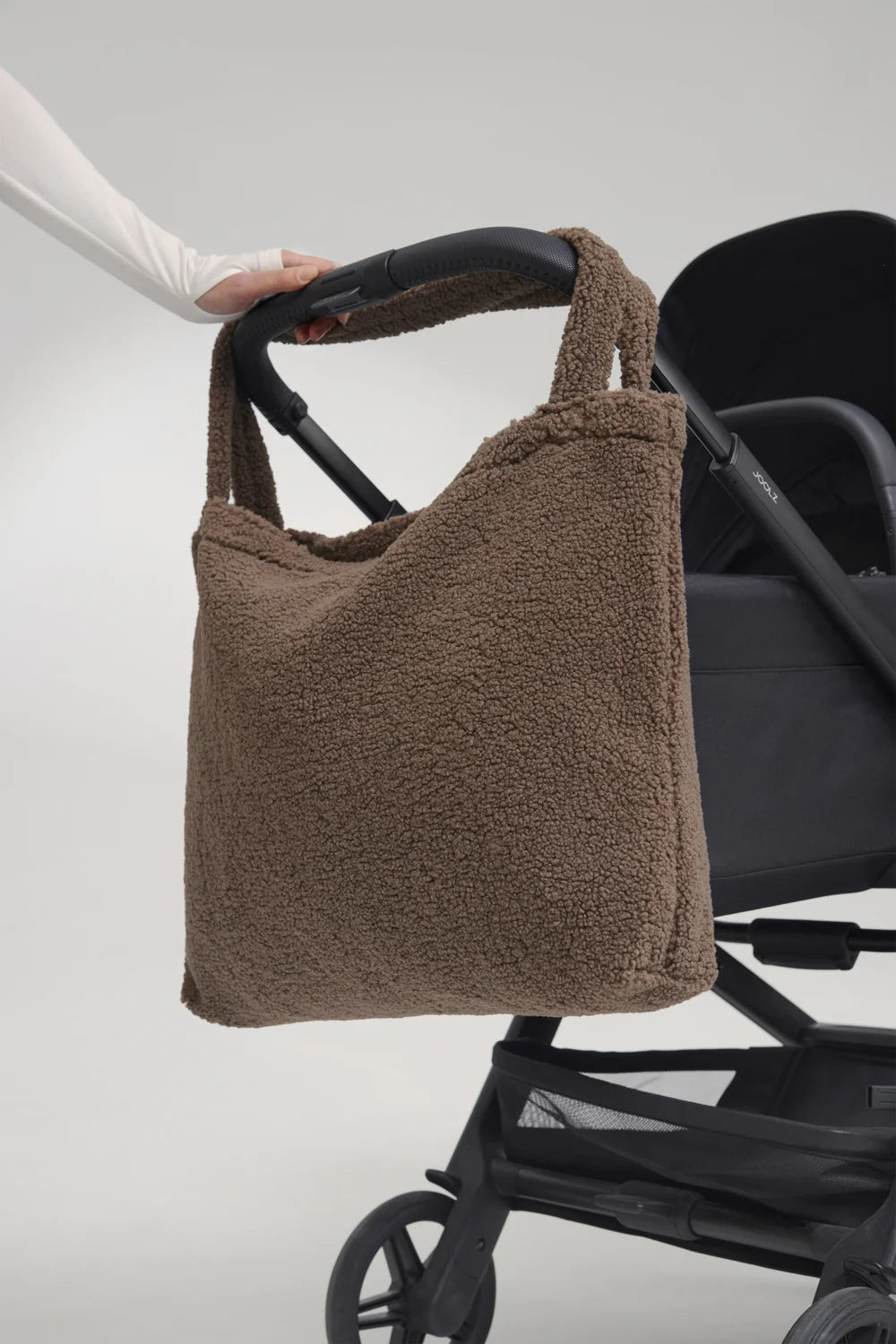 Ecru Hearts Teddy Mom Bag