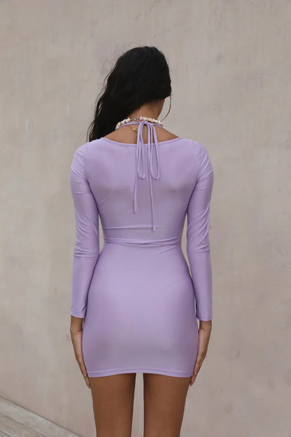 Kleid „Die Zeit vergeht“ Violett