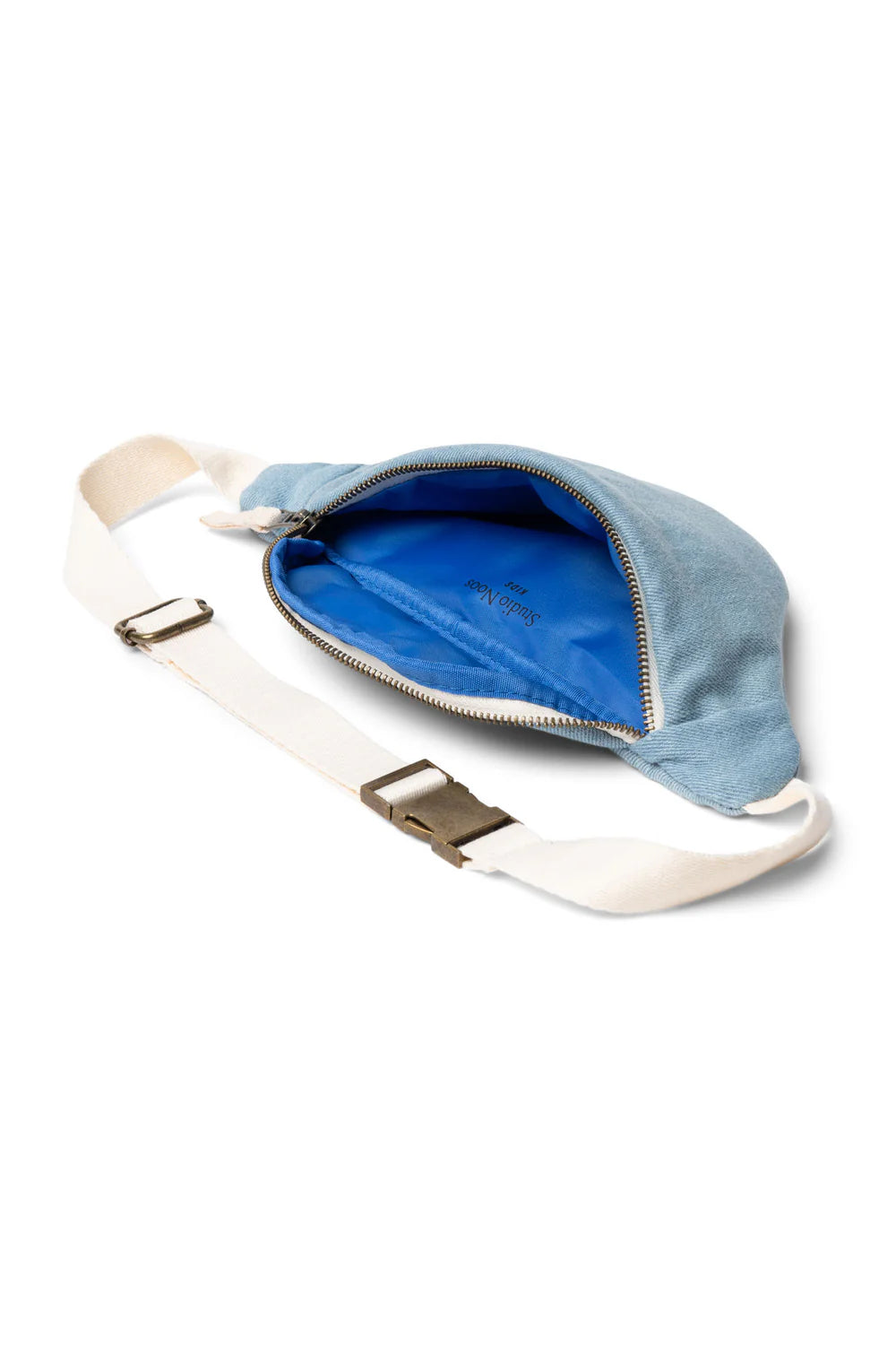 Grey Denim Mini Fanny Pack