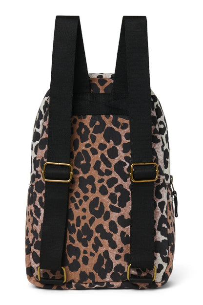 Hazel Leopard Soft Cotton Mini Backpack