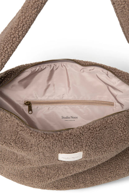 Ecru Hearts Teddy Cross Body Bag