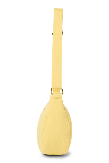 Butter Yellow Textured Puffy Adult Fanny Pack