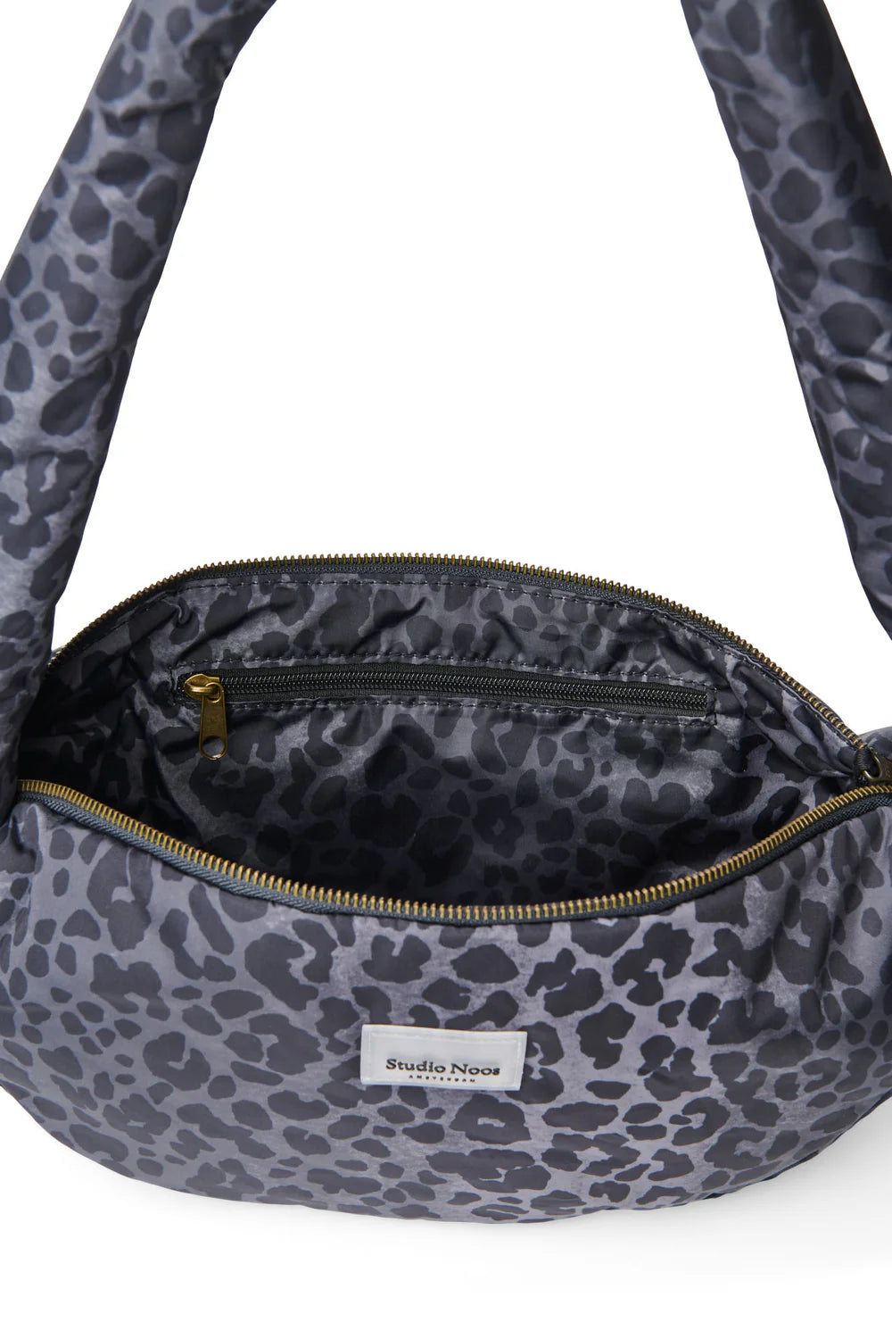 Leopard Puffy Mini Cross Body Bag
