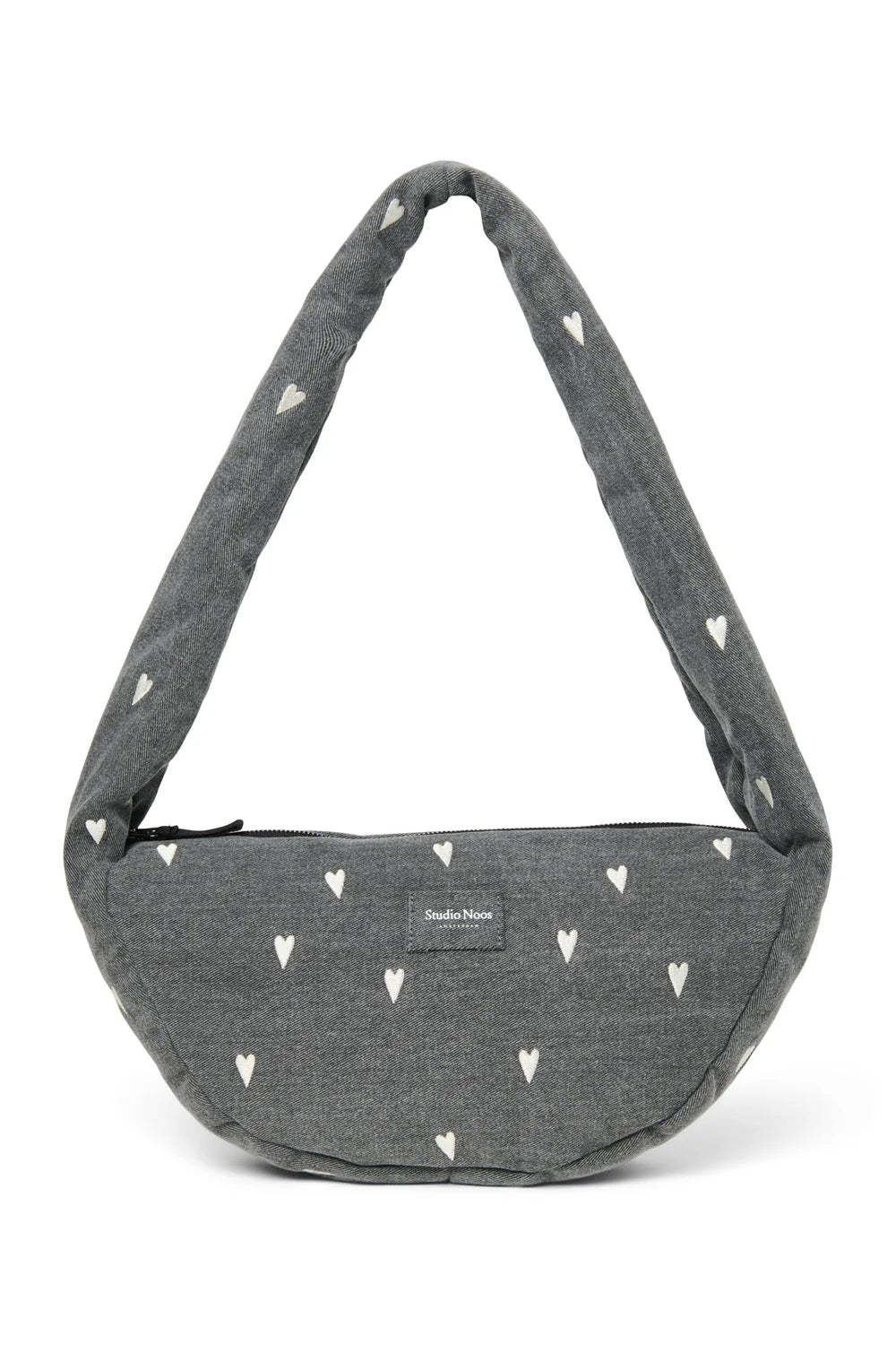 Grey Denim Mini Cross Body Bag