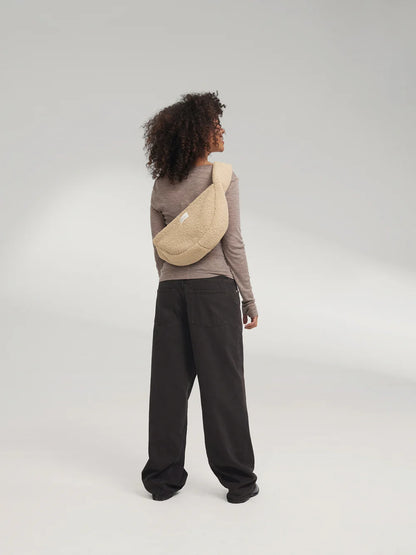 Brown Teddy Mini Cross Body Bag