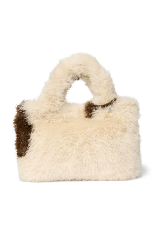 Heilige Kuh Kunstfell Minihandtasche