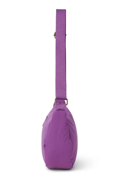 Purple Textured Puffy Adult Fanny Pack