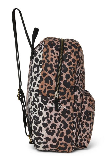 Hazel Leopard Soft Cotton Midi Backpack