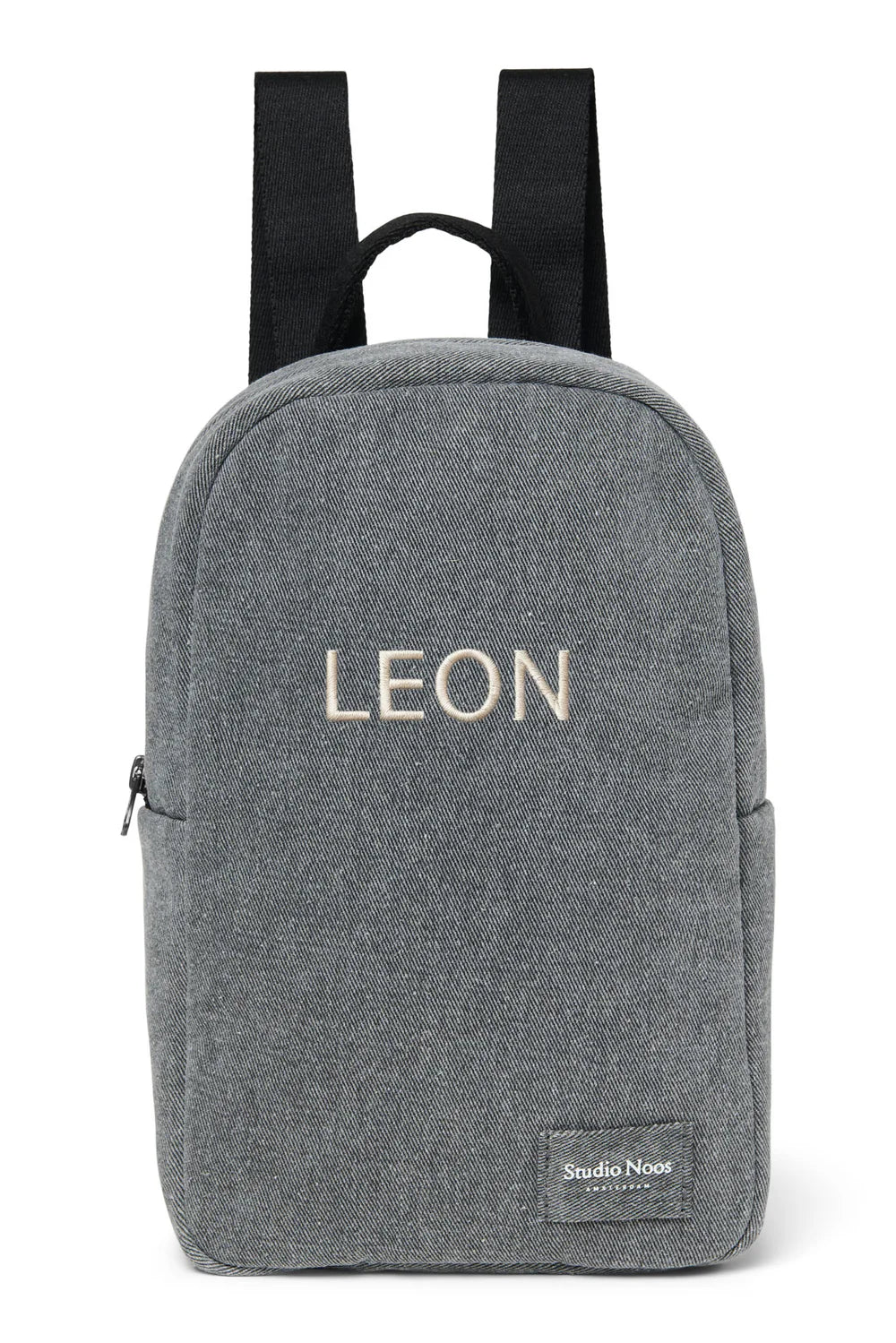 Grey Denim Mini Backpack