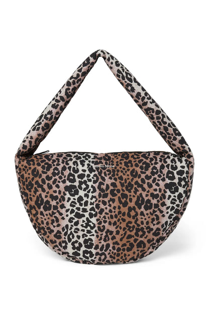 Hazel Leopard Soft Cotton Cross Body Bag