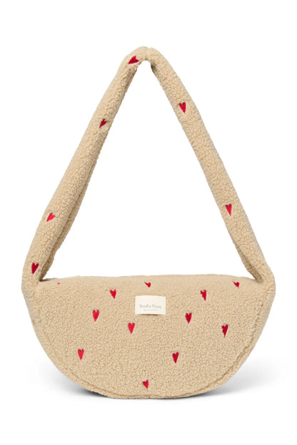 Brown Teddy Mini Cross Body Bag