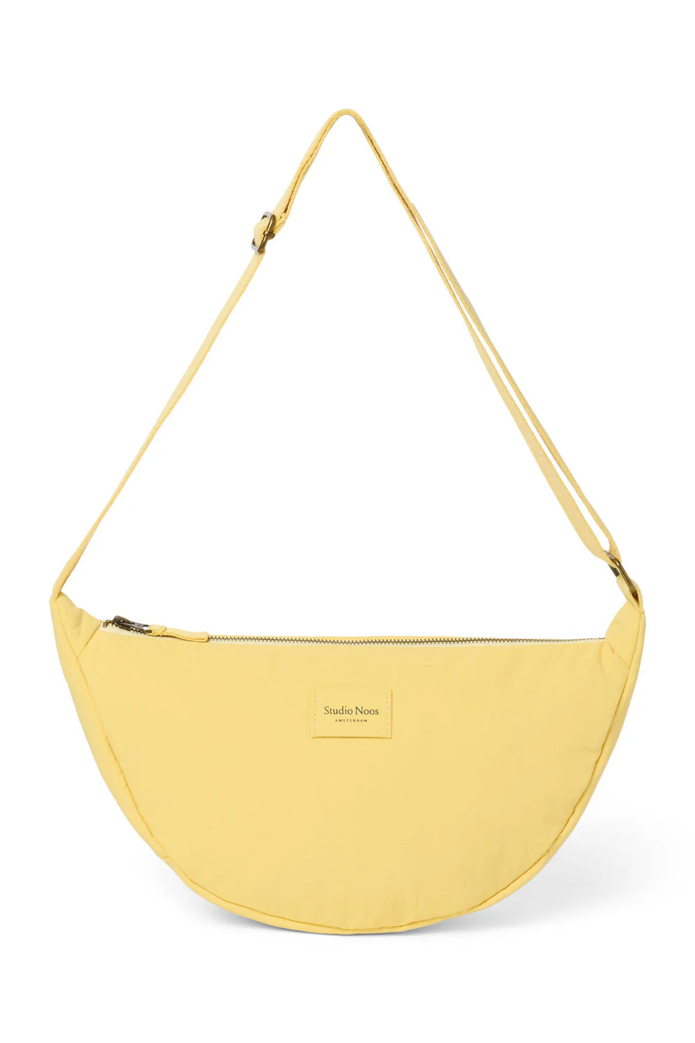 Butter Yellow Textured Puffy Adult Fanny Pack