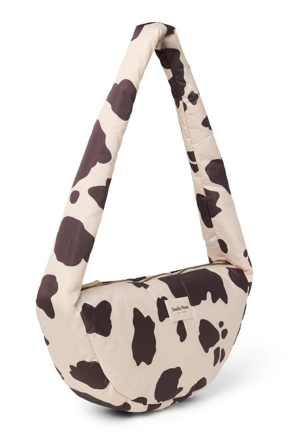 Holy Cow Puffy Mini Cross Body Bag - Brownish