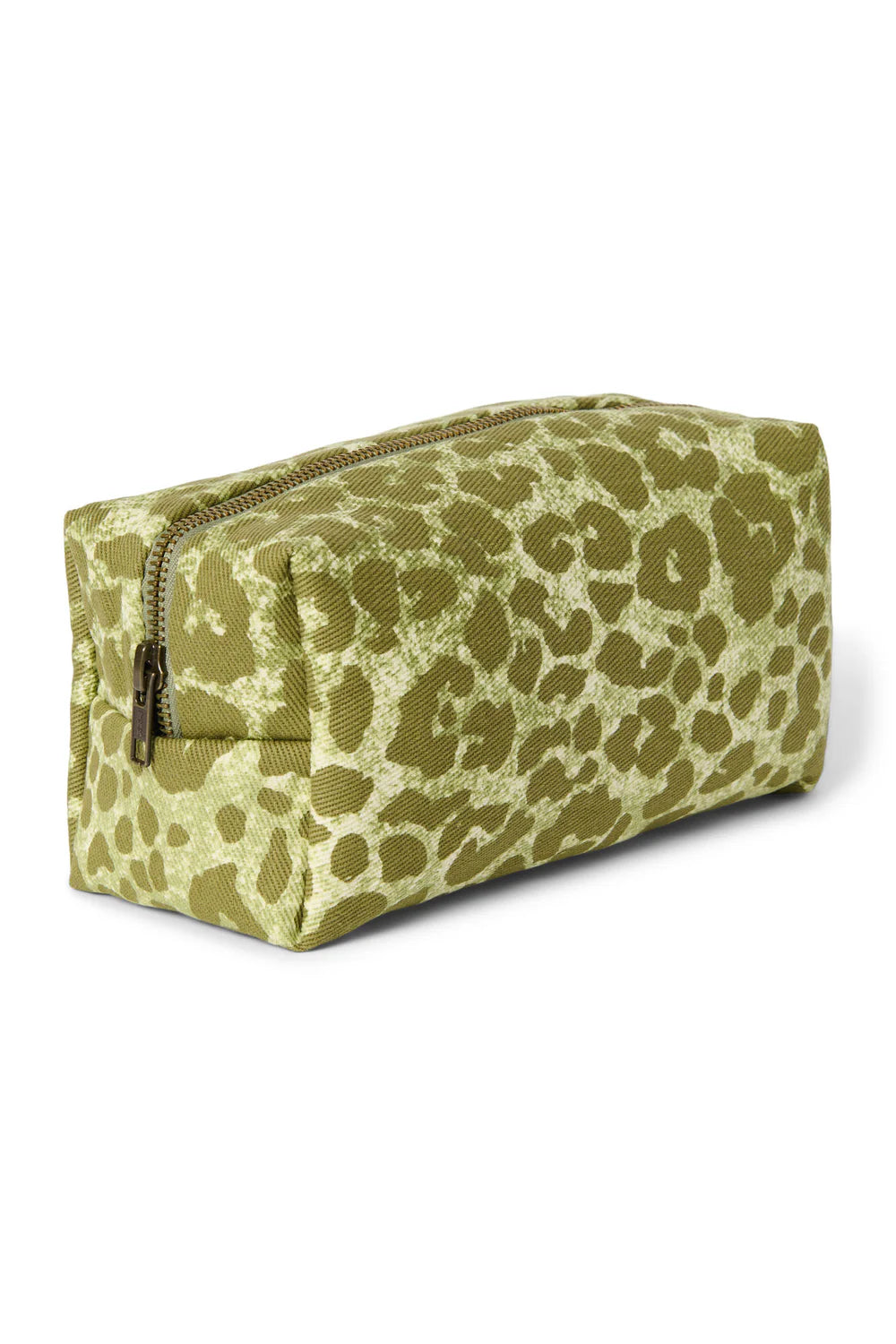 Brown Leopard Cotton Pouch
