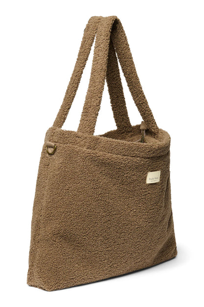 Ecru Teddy Diaper Bag