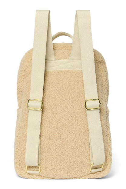 Brown Hearts Teddy Midi Backpack