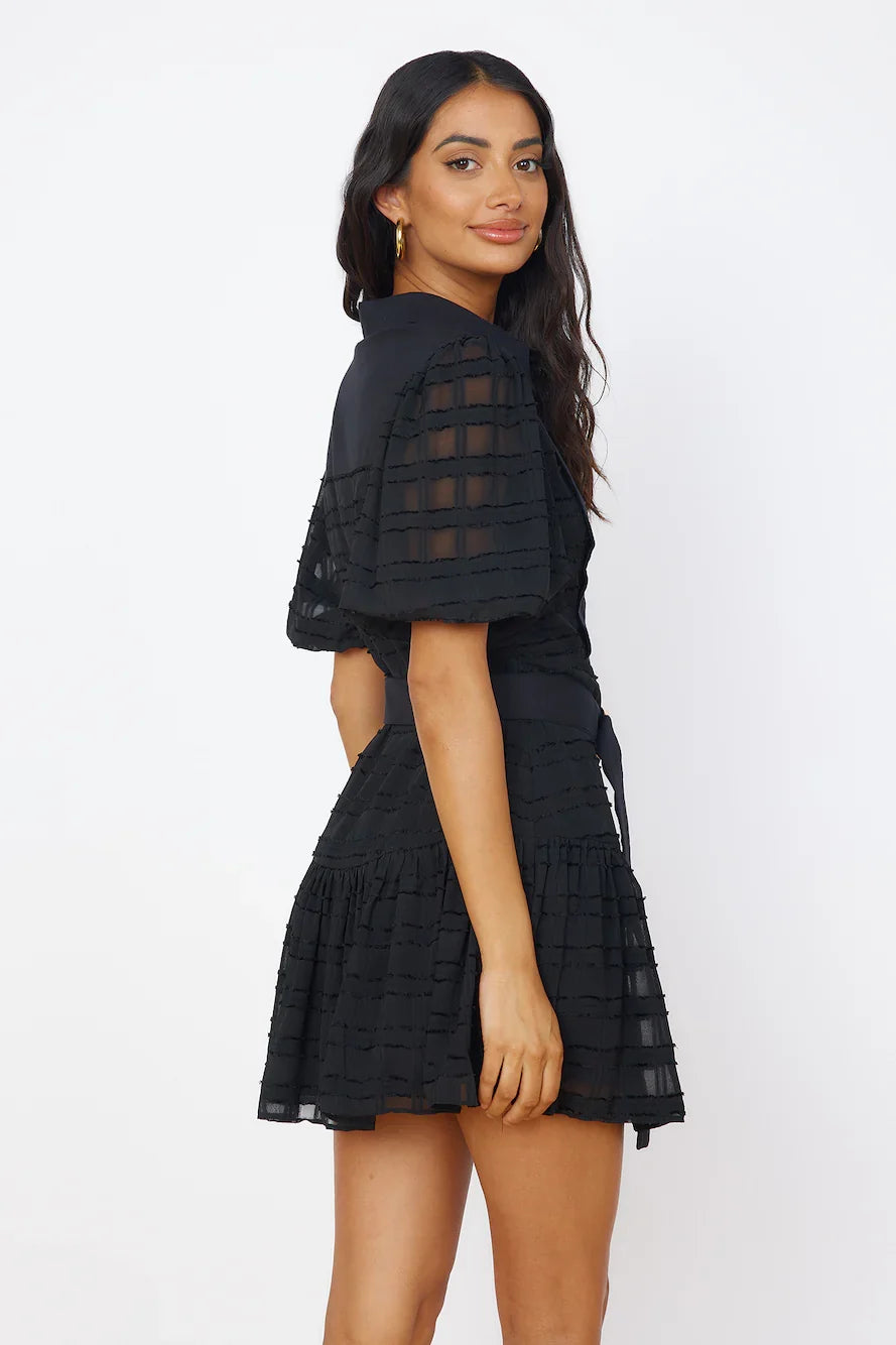Süße Serenade Kleid Schwarz